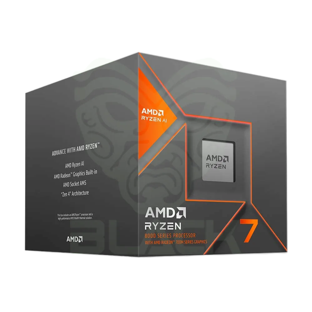 PROCESADOR AMD RYZEN 7 8700G 5.1GHZ TURBO AM5 + WRAITH STEALTH COOLER