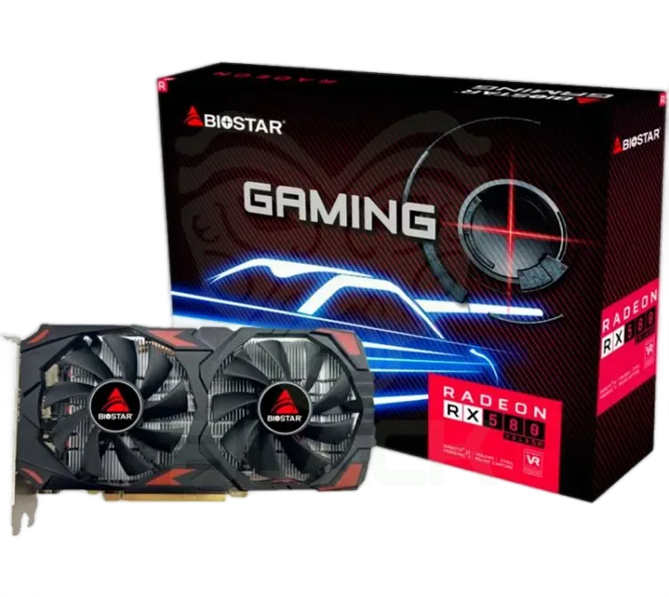 PLACA DE VIDEO BIOSTAR RADEON RX 580 8GB GDDR5 2048SP 256BIT GAMING