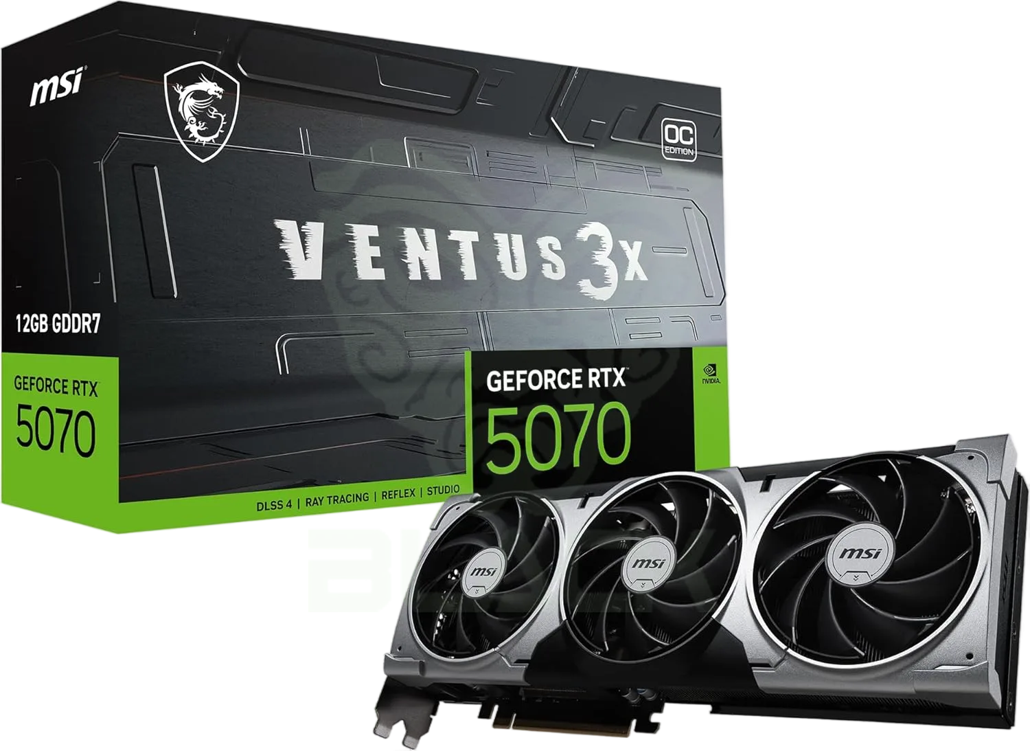 PLACA DE VIDEO MSI GEFORCE RTX 5070 12G VENTUS 3X OC GDDR7 192-BIT 912-V532-205