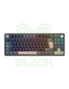TECLADO ROYAL KLUDGE RKR87 PRO PHANTOM SWITCH CREAMY 75%