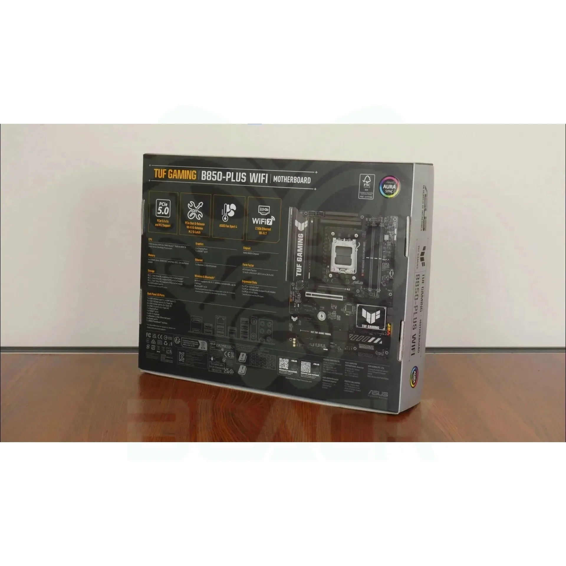 MB ASUS AM5 TUF GAMING B850-PLUS WIFI DDR5 BOX