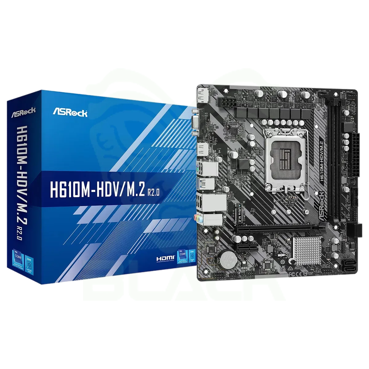 MOTHER ASROCK H610M-HDV/M2 R2.0 DDR4 S1700