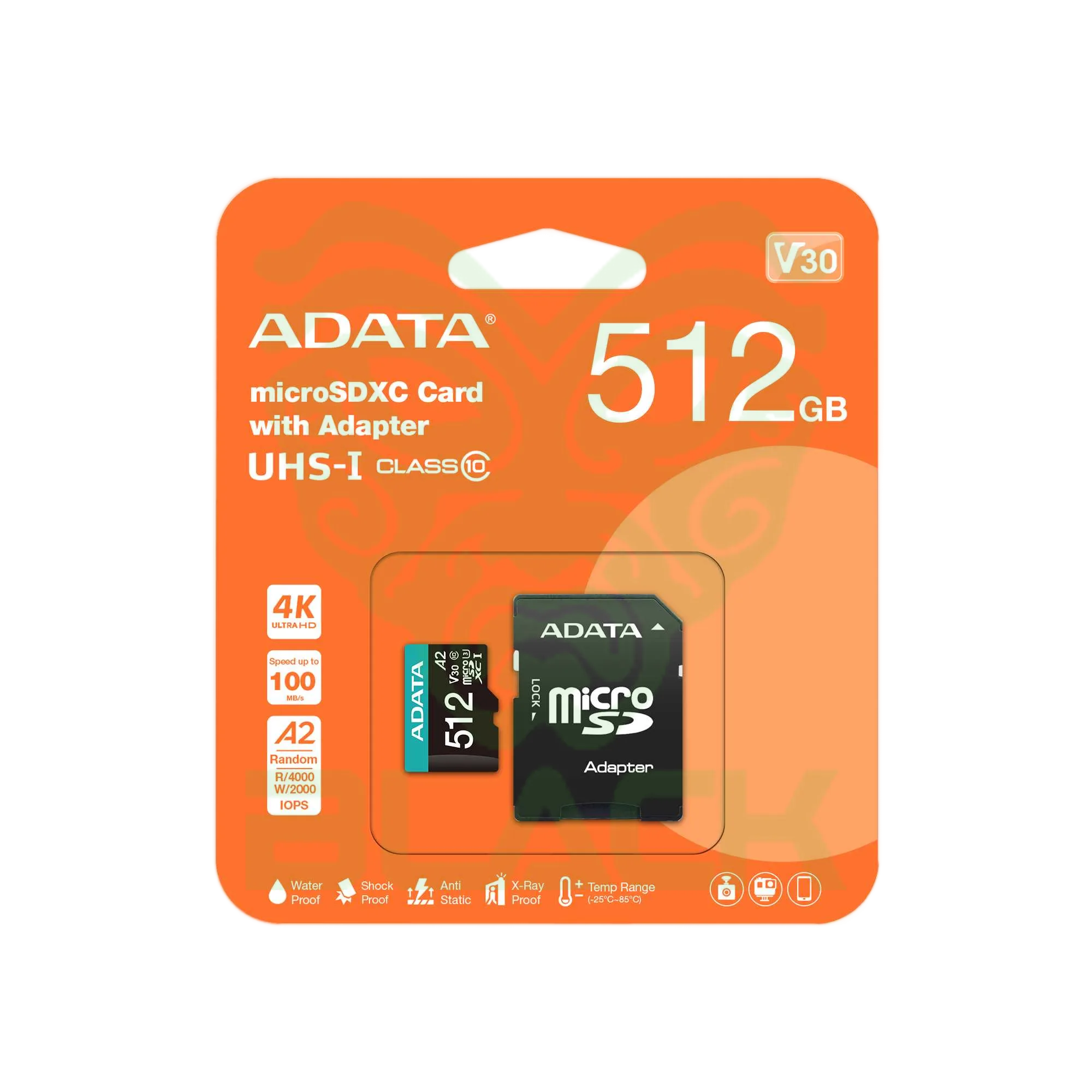 MEMORIA MICRO SD 512GB CLASE 10 C/A ADATA