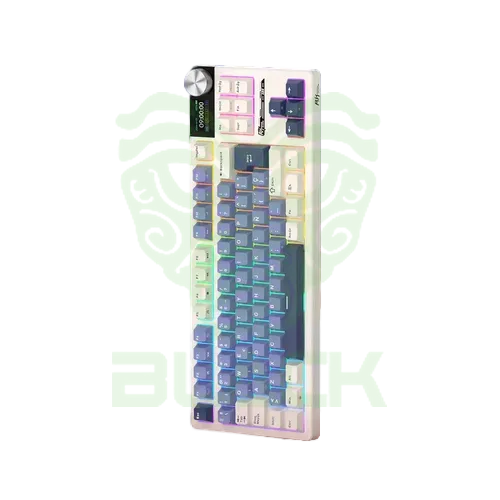 TECLADO ROYAL KLUDGE RKS85 HORIZON BLUE SWITCH BEIGE 85%