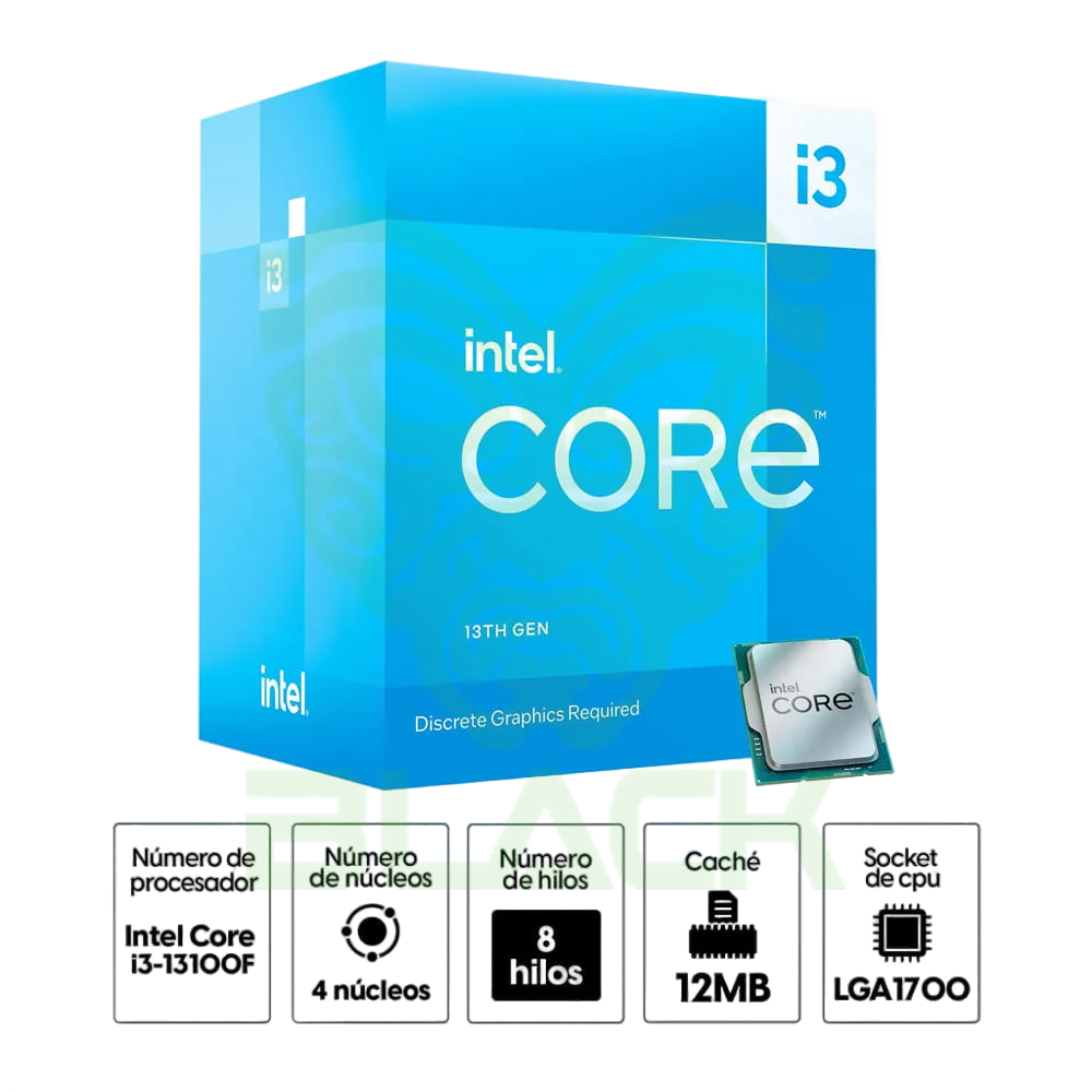 PROCESADOR INTEL CORE I3 13100F LGA1700