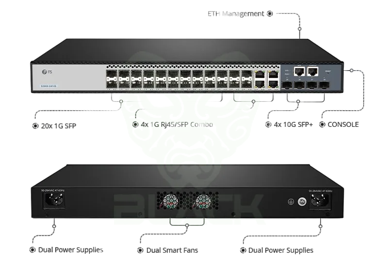 SWITCH HUAWEI EBG 24P GE 4-SFP+ 10G LAYER 2+