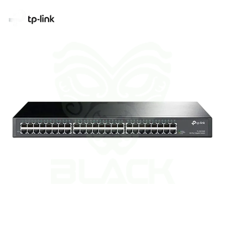 SWITCH TP LINK 48 PUERTOS GIGABIT L2 ADM 4SFP 10GB POE+