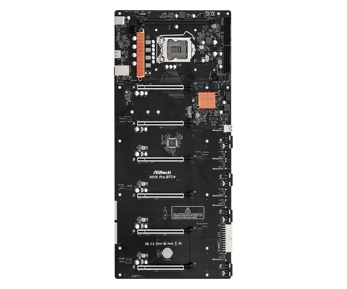 Mother Asrock H510 Pro BTC+ (1200)