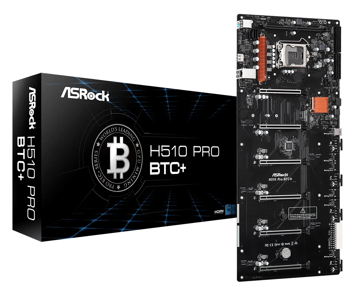 Mother Asrock H510 Pro BTC+ (1200)