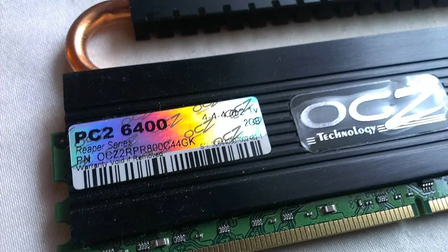 Memoria RAM DDR2 OCZ 4 GB (2x2GB) PC2 6400 OEM
