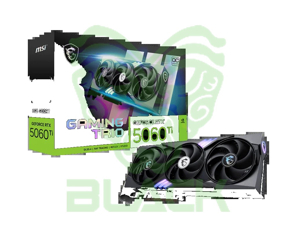 PLACA DE VIDEO MSI GEFORCE RTX 5060 TI 8GB GAMING TRIO OC