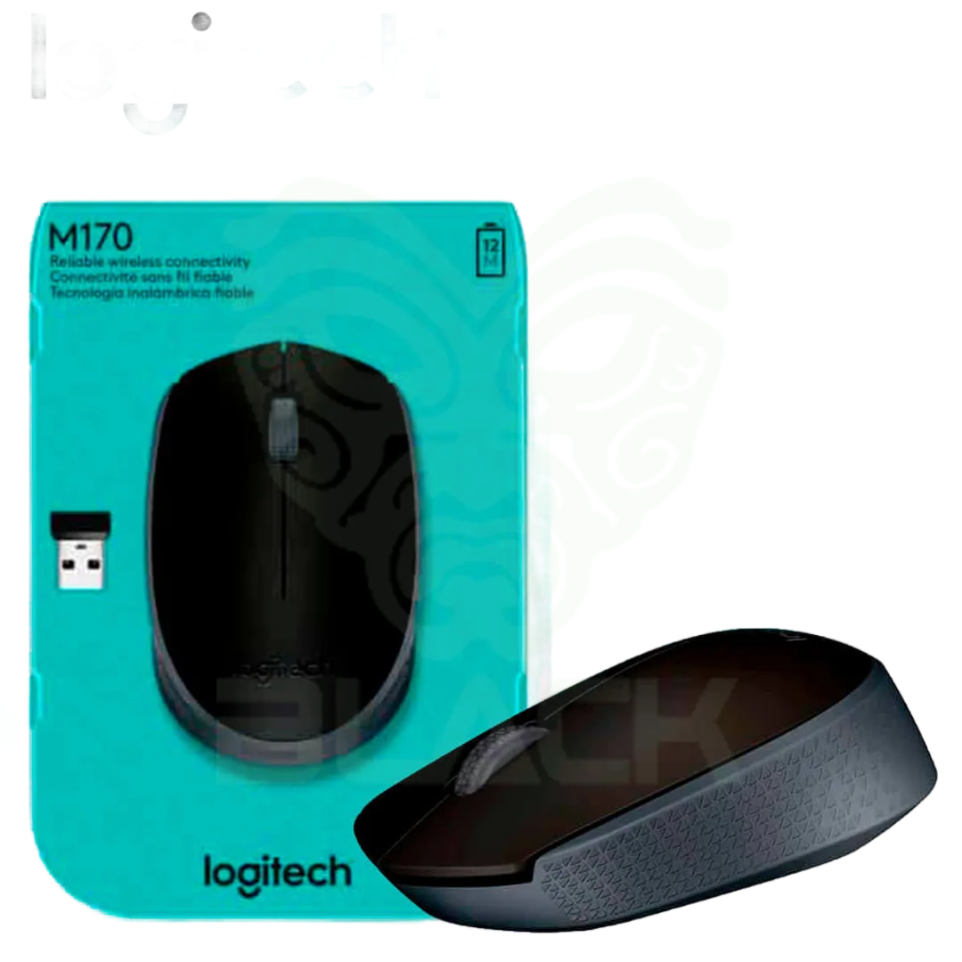 MOUSE INALÁMBRICO LOGITECH M170 BLACK