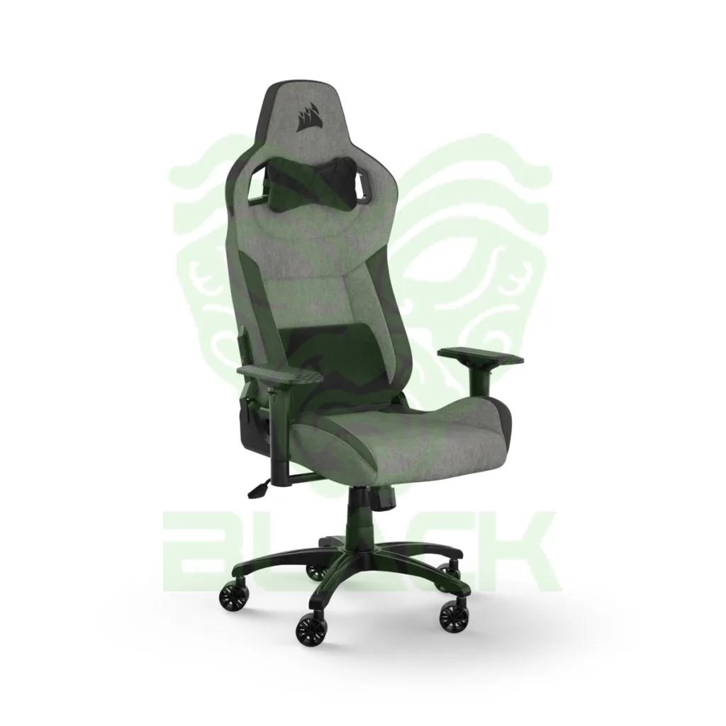 SILLA GAMER CORSAIR T3 RUSH FABRIC GRIS/CARBON (PESO MAX. 120KG)