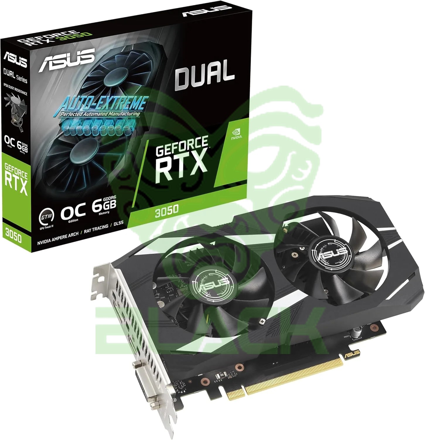 Placa De Video ASUS Geforce Rtx 3050 Dual 6g Gddr6