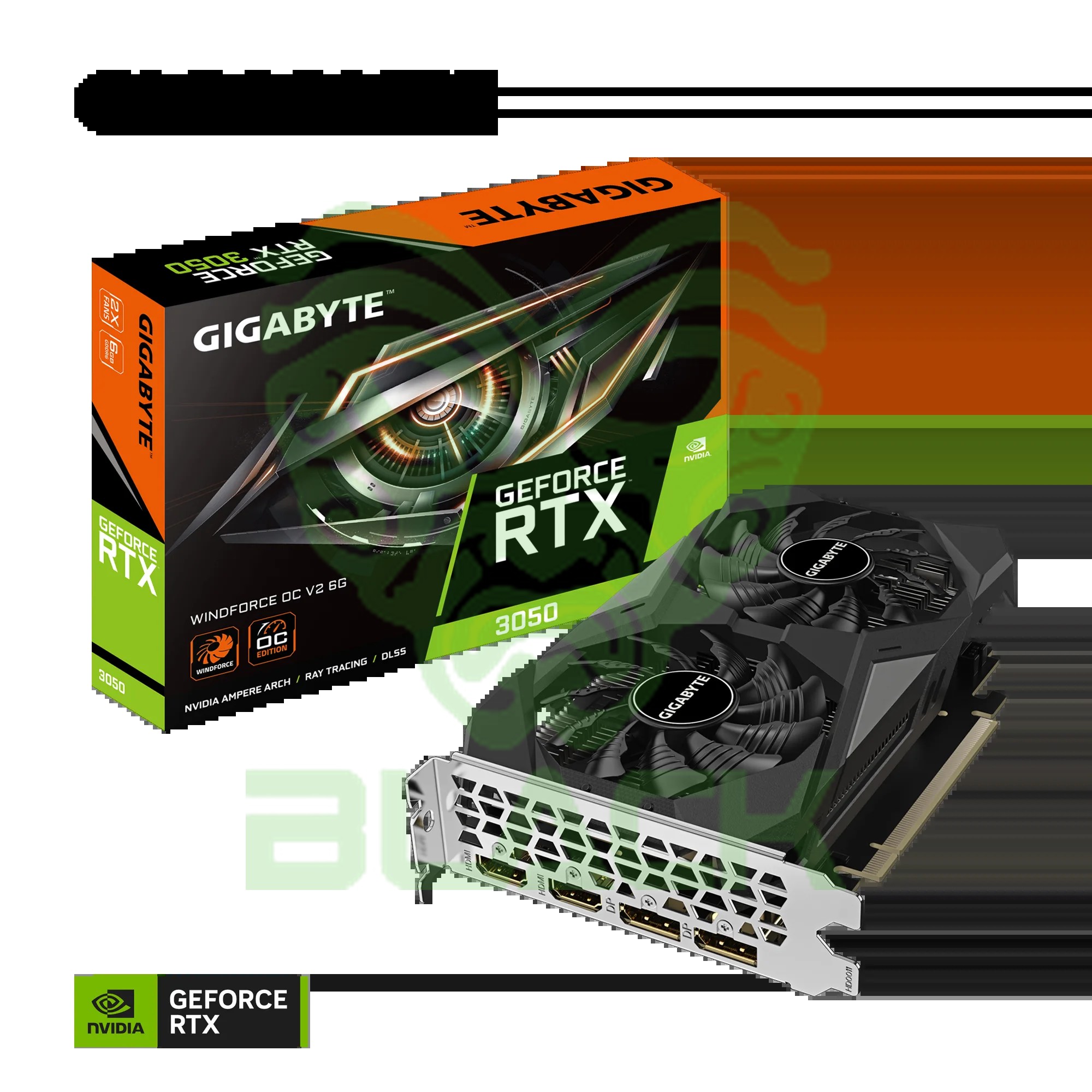 VGA 6GB Rtx 3050 Gigabyte Windforce Oc V2
