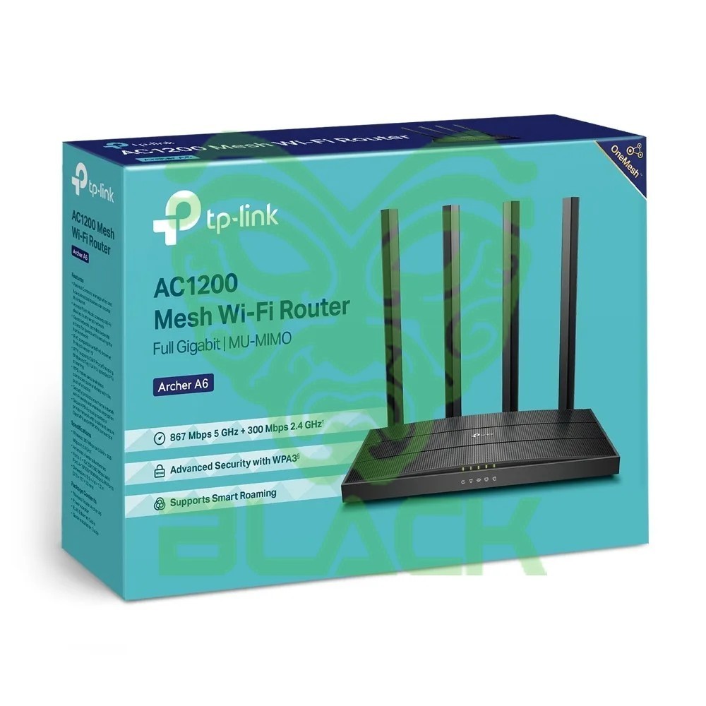 TP-LINK AC1200 WI-FI 5 EASYMESH ROUTER GIGABIT ETH...