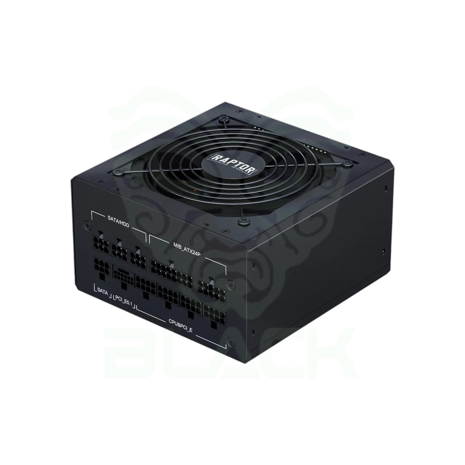 FUENTE RAPTOR VOLT 500W 80 PLUS SILVER NEGRO