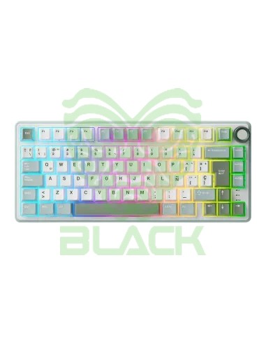 TECLADO ROYAL KLUDGE RKR75 SKYCYAN SWITCH BROWN 75%