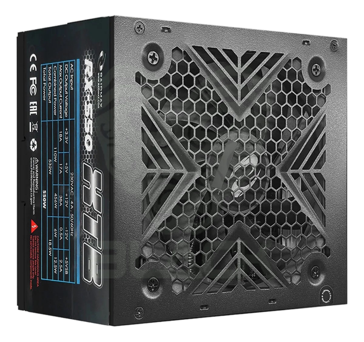 FUENTE GAMER 650W RAIDMAX XTB