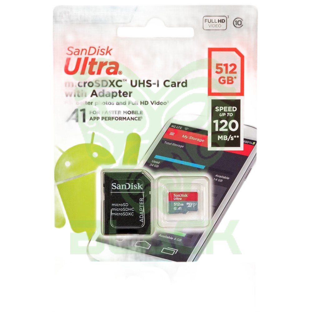 TARJETA DE MEMORIA SD SANDISK ULTRA 512GB