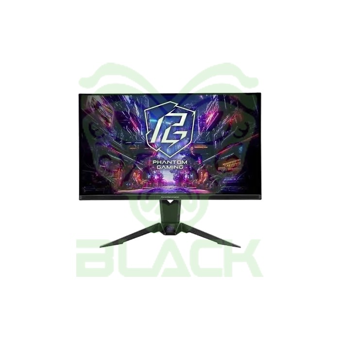 MONITOR GAMER ASROCK PHANTOM GAMING PGO27QFV 27" QHD QD-OLED 360HZ 0.03MS FREESYNC PREMIUM PRO ANTENA WIFI INTEGRADA