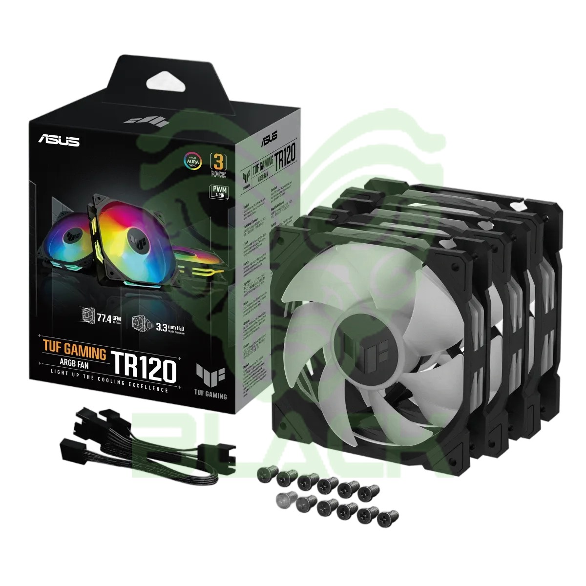 COOLER FAN ASUS TUF 120MM TF120 ARGB KIT X3