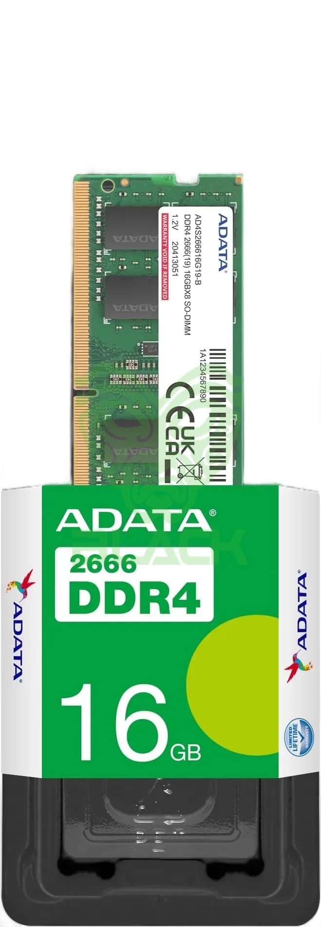 MEMORIA RAM ADATA 16GB DDR4 3200MHZ SO-DIMM- AD4S320016G22-SGN