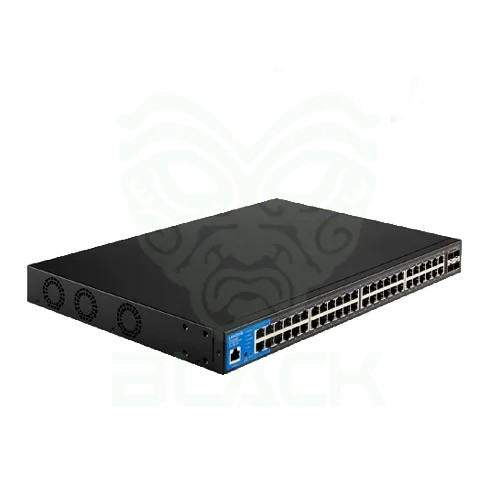 48-PORT MANAGED POE+ GE SWITCH 4 10G SFP+ 740W TAA