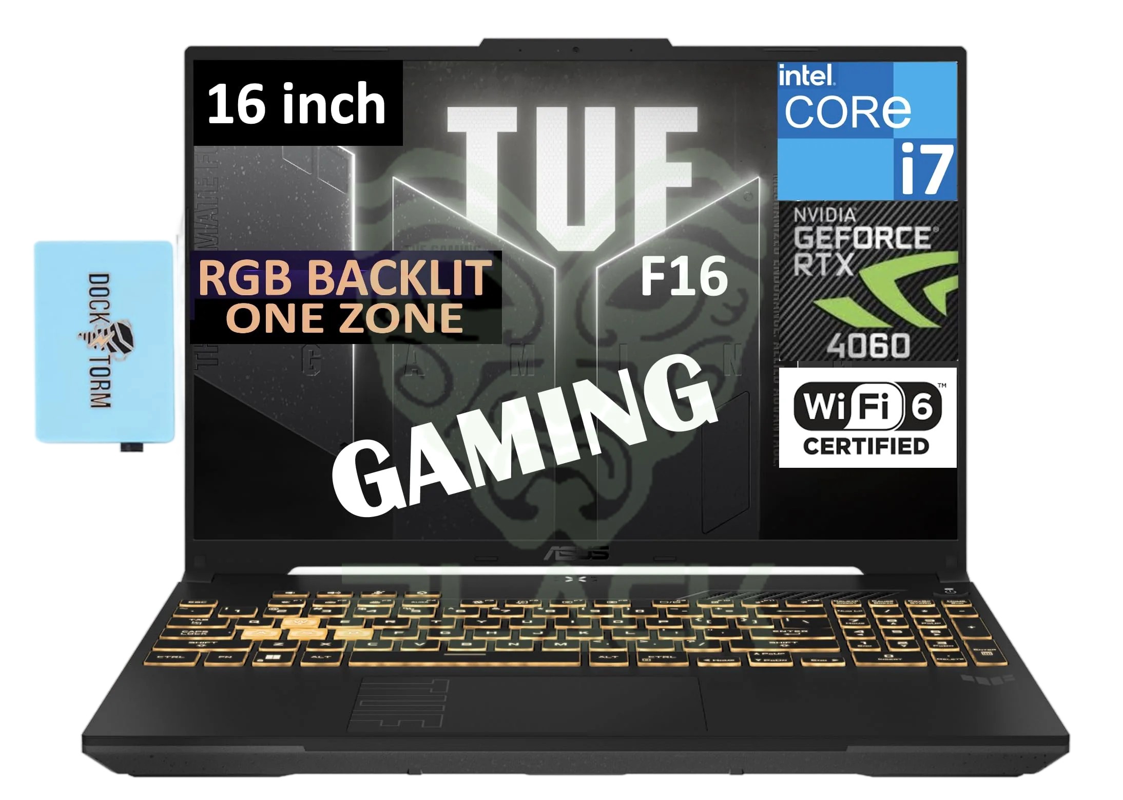 NOTEBOOK ASUS TUF GAMING F16 16" INTEL CORE I7 14650HX 16GB DDR5 SSD 512GB RTX 5060 8GB FREE DOS FX608JMR-RV024