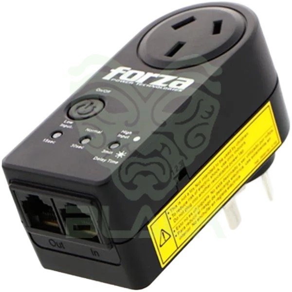 PROT.FORZA ZION 1 IRAM 900J MAX 1500W NEGRO + RJ45