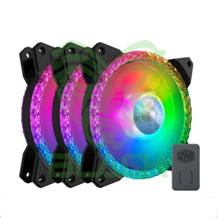 FAN COOLERMASTER MASTERFAN MF120 PRIS 3X