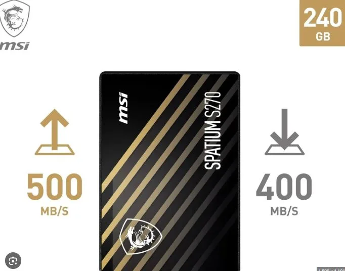   SSD MSI Spatium S270 256 GB