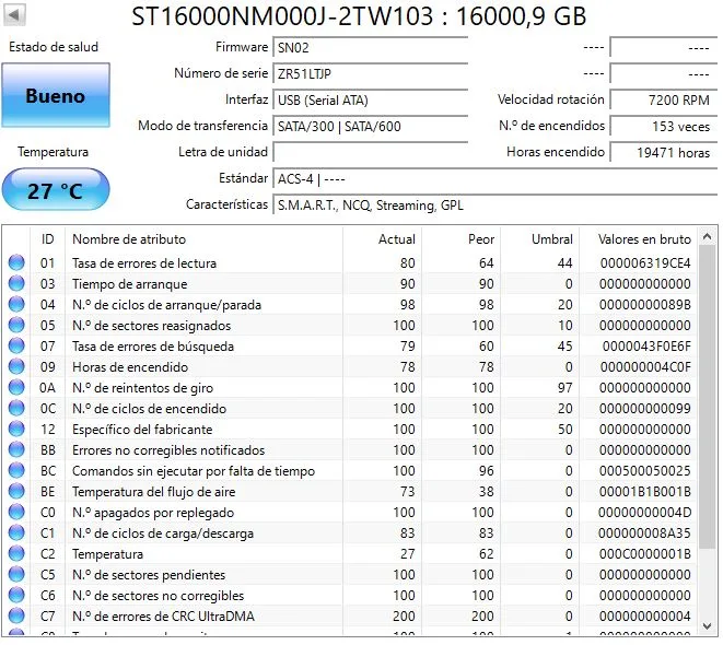 HDD Seagate Exos X18 16 TB OEM