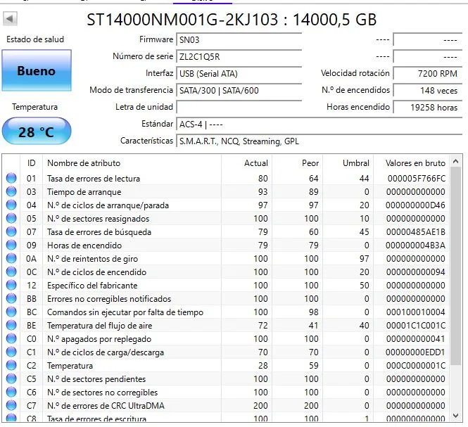 HDD Seagate Exos X16 14 TB OEM