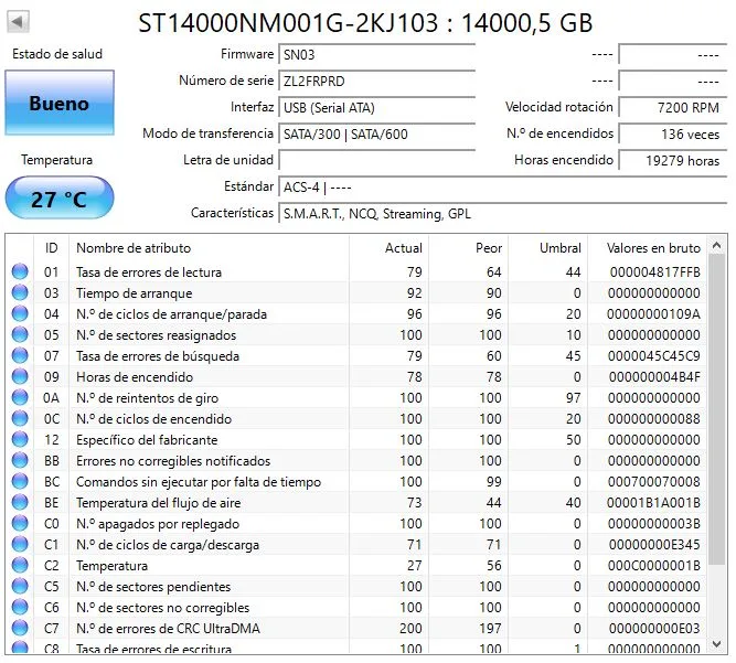 HDD Seagate Exos X16 14 TB OEM
