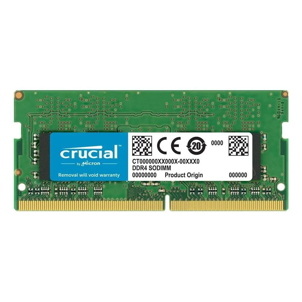MEMORIA RAM UDIMM CRUCIAL Ct 16GB DDR4 3200MHz CL22 1.20V SINGLE Negro