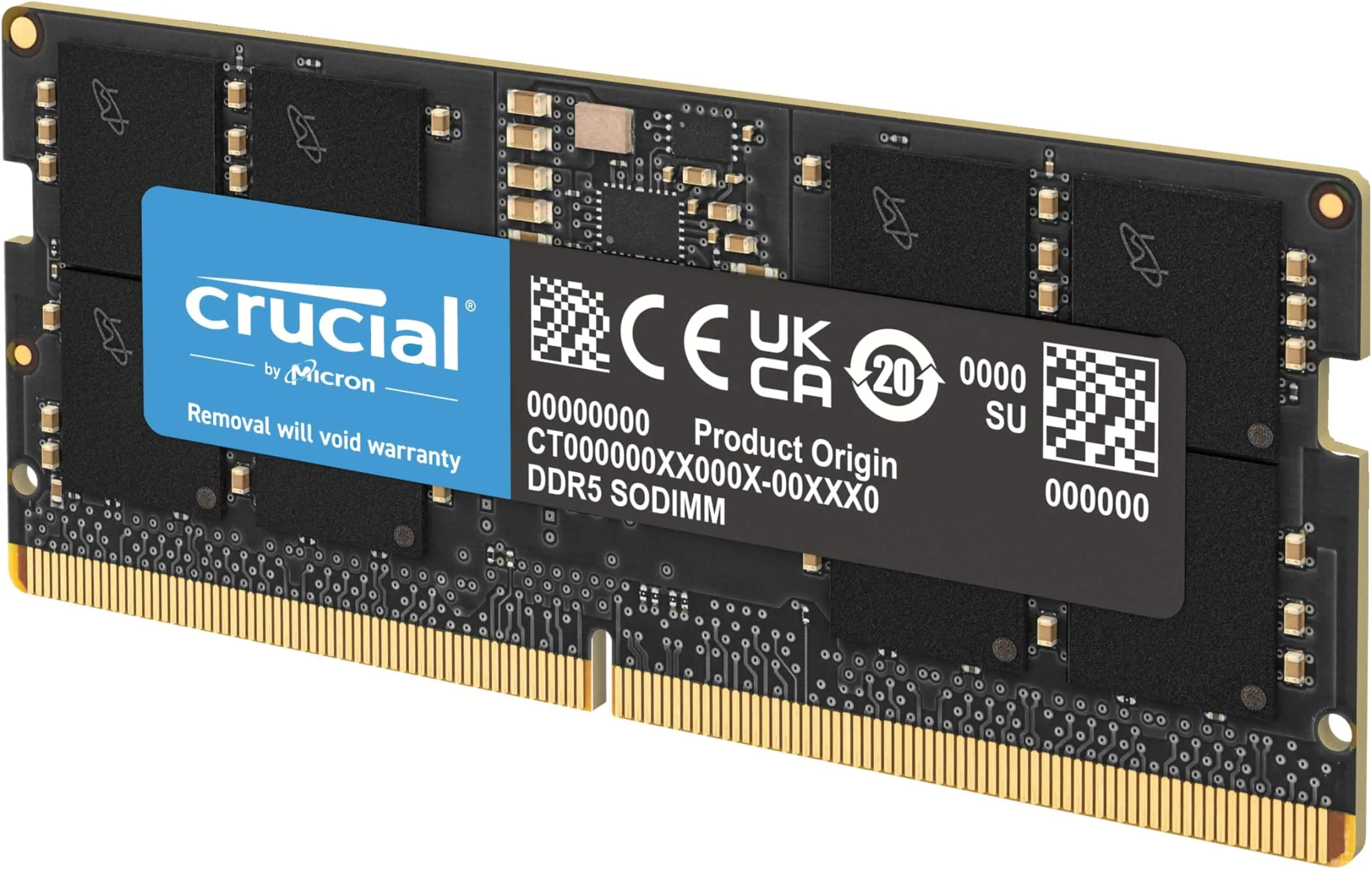 Memoria RAM DDR5 Crucial 16 GB 4800 Mhz OEM