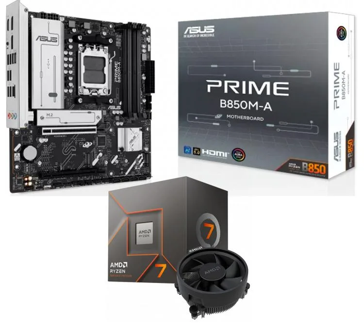 Procesador AMD Ryzen 7 8700F 5.0GHz Turbo AM5 + Wraith Stealth Cooler