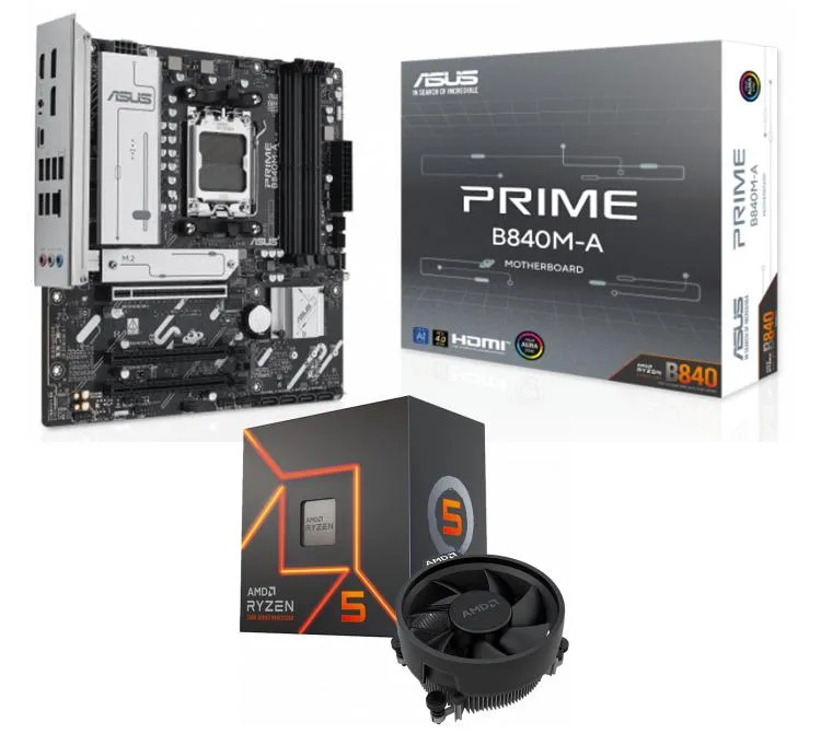 Procesador AMD Ryzen 5 7600 5.1GHz Turbo AM5 + Wraith Stealth Cooler