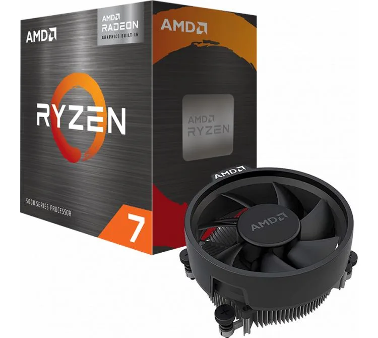Procesador AMD Ryzen 7 5700G 4.6GHz Turbo AM4 + Wraith Stealth Cooler