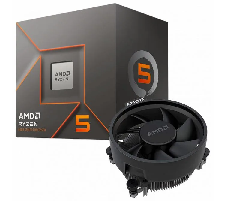 Procesador AMD Ryzen 5 8400F 4.7GHz Turbo AM5 Wraith Stealth Cooler