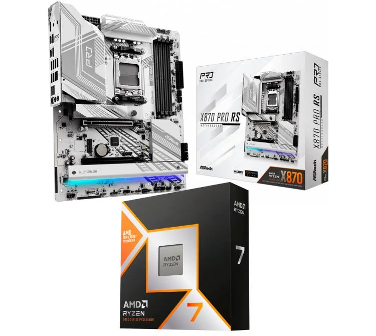 Procesador AMD Ryzen 7 9800X3D 5.2GHz Turbo AM5 - No Incluye Cooler