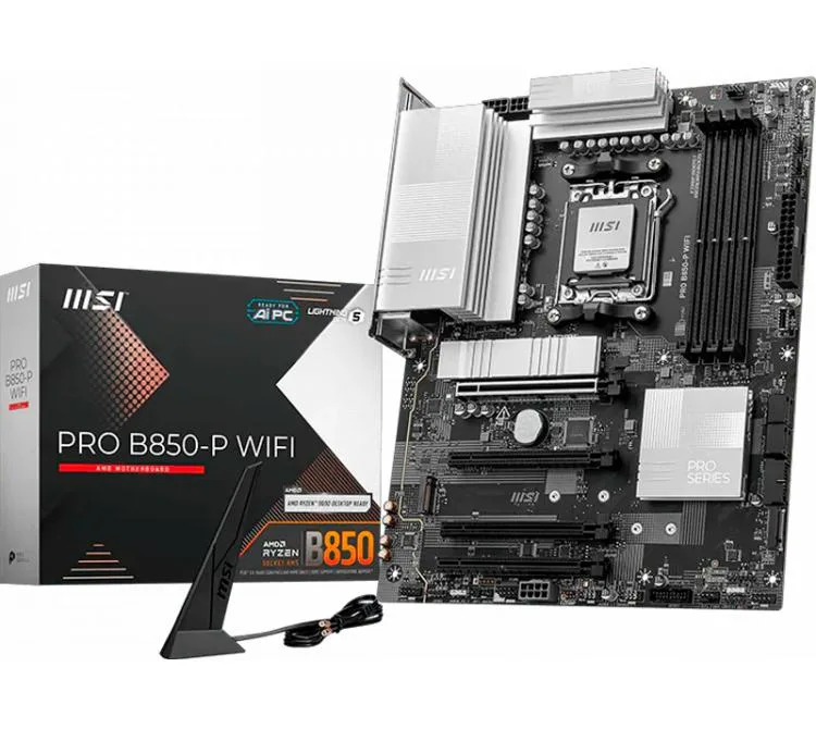 Mother MSI Pro B850-P WIFI DDR5 AM5 (serie 7000/8000/9000) (6046)