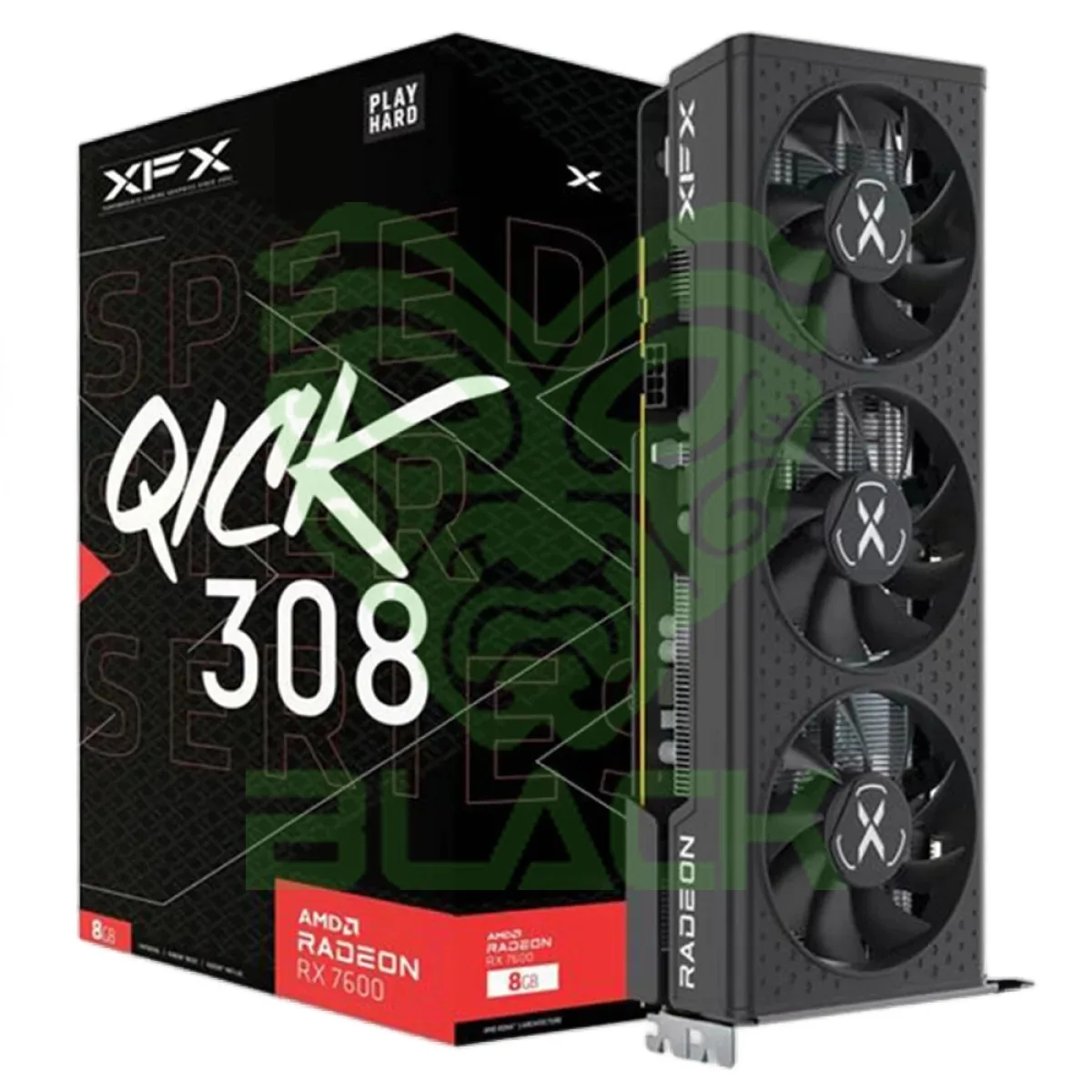 PLACA DE VIDEO XFX RADEON RX 7600 8GB GDDR6 SPEEDSTER QICK 308
