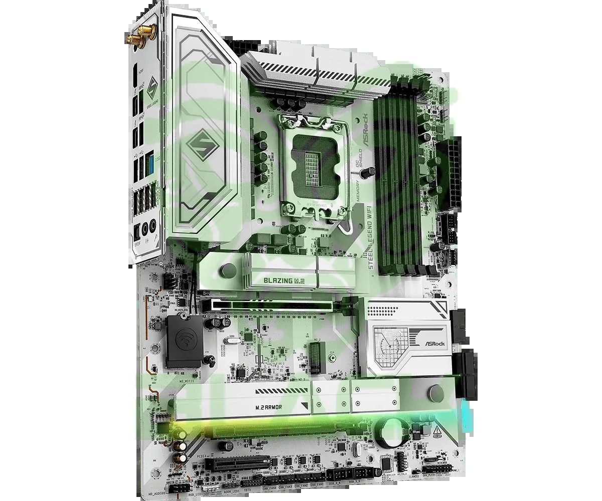MOTHERBOARD ASROCK Z890 STEEL LEGEND WI-FI SOCKET INTEL® SOCKET 1851 12/13/14VA. GEN. DDR5