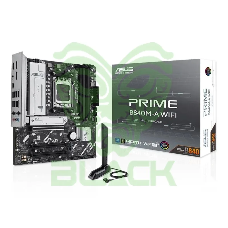 MOTHERBOARD ASUS PRIME B840M-A WIFI AMD SOCKET AM5 DDR5