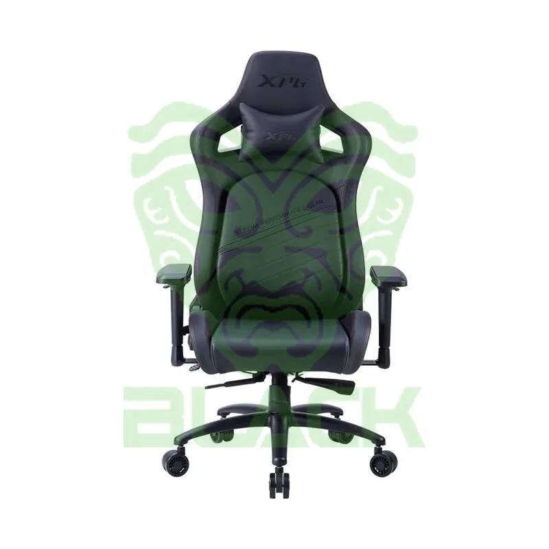 SILLA GAMER PREMIUM XPG NEXUS PLUS, CUERO, ERGONÓMICA NEGRA