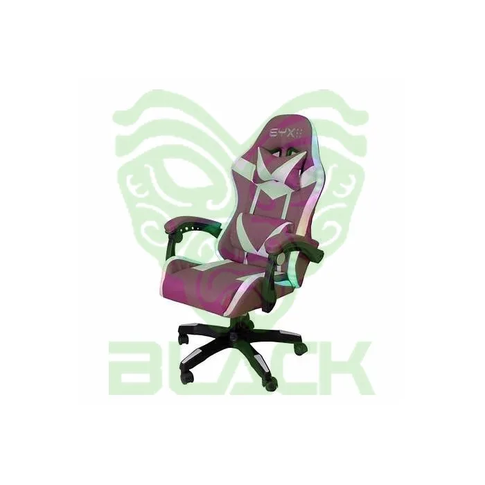 SILLA GAMER SYX GC-S02 PW PURPURA BLANCO RGB