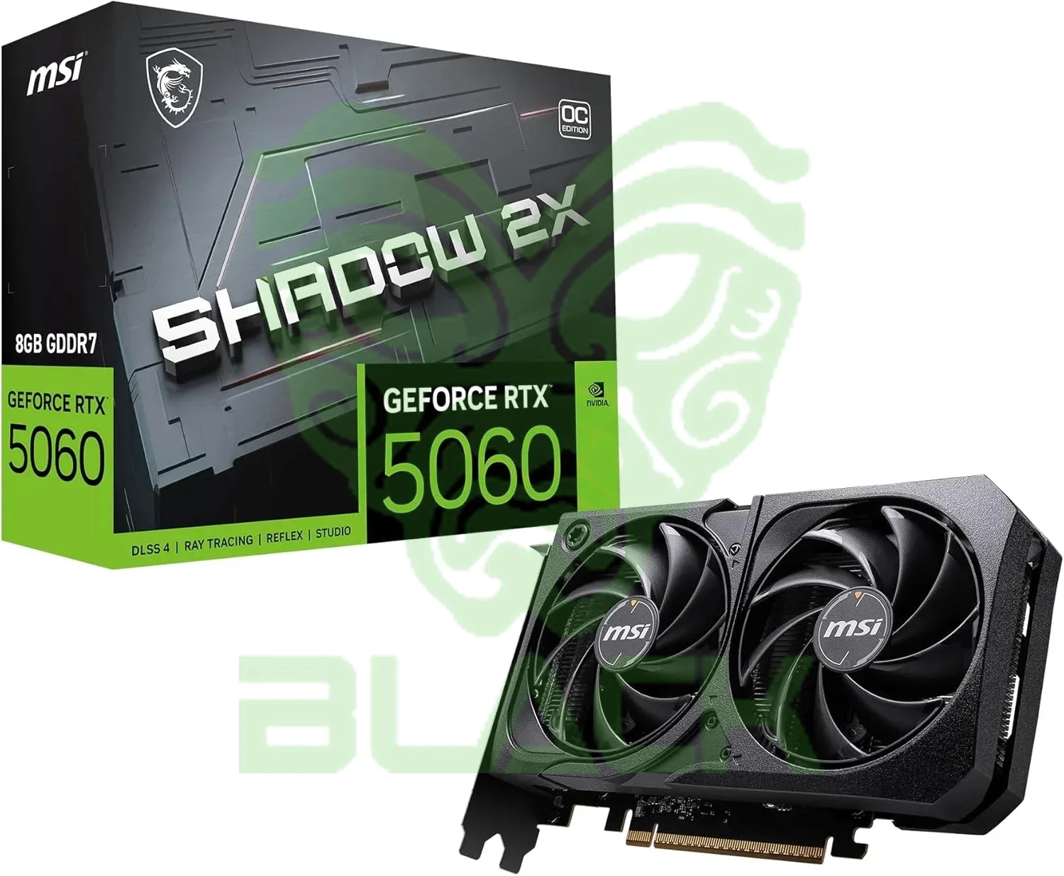 Placa De Video MSI Geforce Rtx 5060 8GB Shadow X2 Oc
