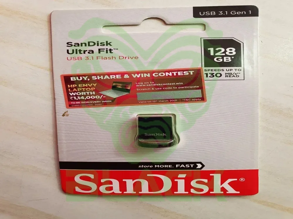 PENDRIVE SANDISK ULTRA FIT USB 3.1 - 128GB